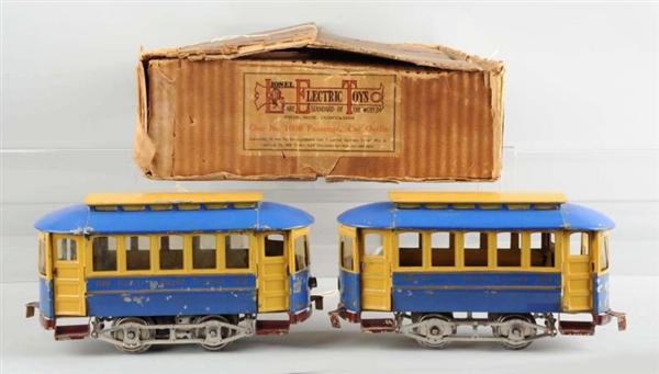 LIONEL MOTORIZED NO.100 ELECTRIC RAPID TROLLEYSET.
