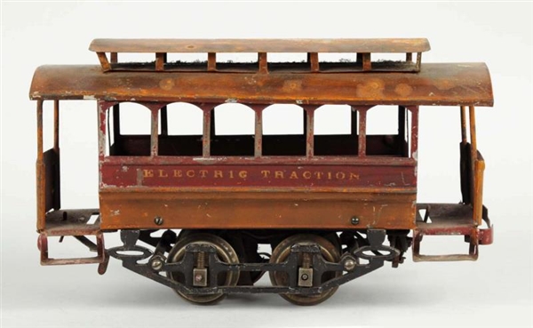KNAPP ELECTRIC TRACTION TROLLEY CAR.              