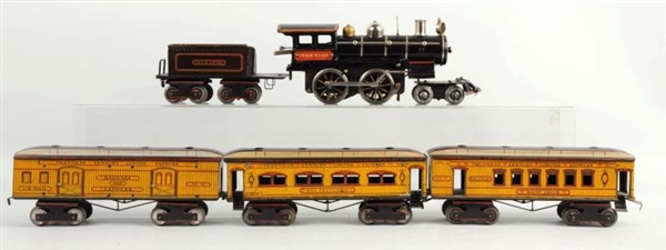 LOT OF 5: IVES RED PLATED NO. 40 TRAIN SET        