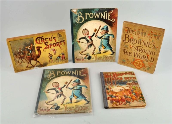 LOT OF BROWNIE CHILDRENS BOOKS.                  