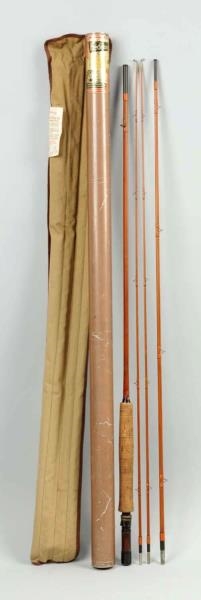 HEDDON #35 DELUXE PEERLESS FLY ROD, BAG AND TUBE. 