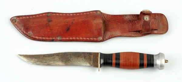 CATTARAUGUS CUTLERY CO. FIXED BADE KNIFE.         