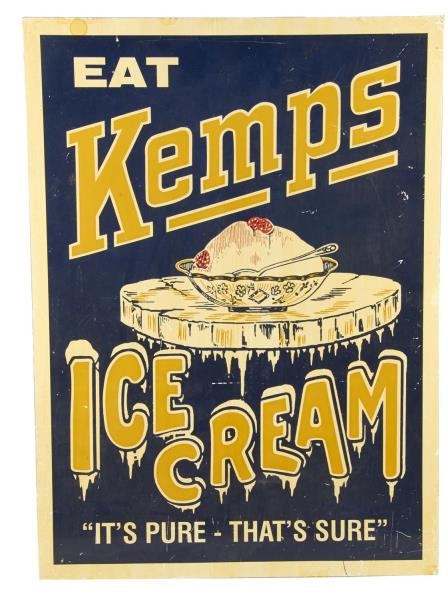EAT KEMPS ICE CREAM SIGN                          