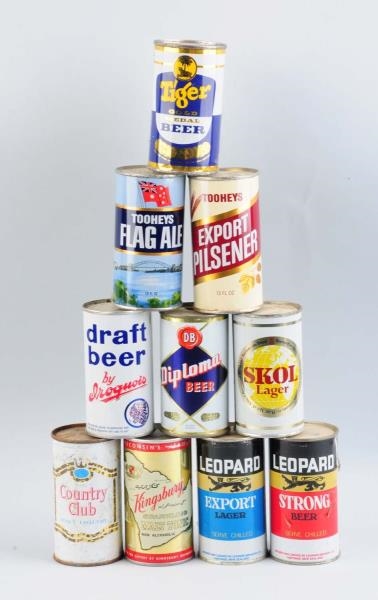 LOT OF 100+:STRAIGHT SIDED  BEER CANS             