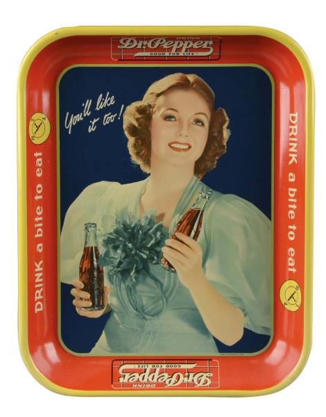 DR. PEPPER TIN SERVING TRAY                       