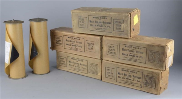 LOT OF 7: MUSIC ROLLS FOR A MILLS VIOLANO VIRTUOSO