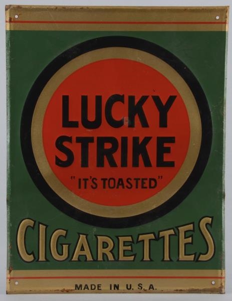 LUCKY STRIKE CIGARETTES SIGN                      
