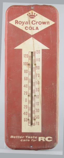 ROYAL CROWN TIN THERMOMETER SIGN                  