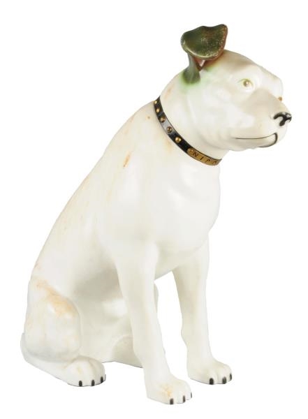 LARGE HIS MASTERS VOICE FIGURAL NIPPER DOG STATUE