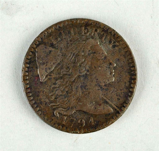 1794 LIBERTY CAP LARGE CENT COIN.                 