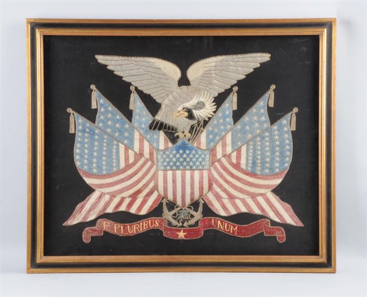 AMERICAN EMBROIDERED WOOL SAILOR ART.             