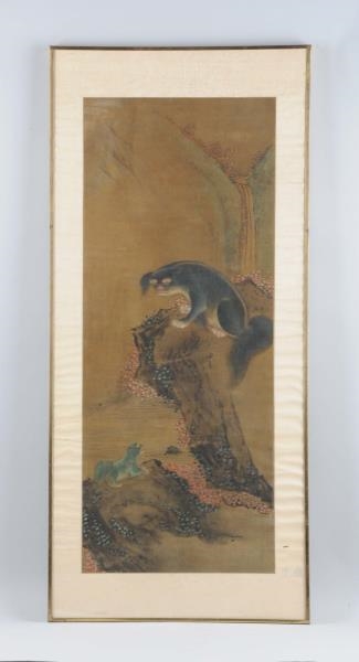 PERIOD CHINESE PAINTING ON SILK.                  