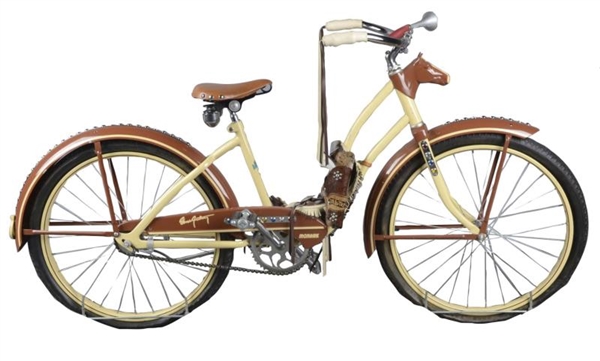 1950S MONARK "GENE AUTRY" GIRLS COWBOY BICYCLE   