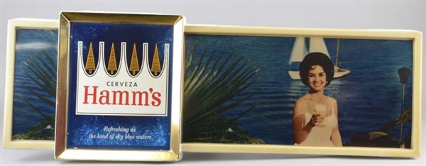 HAMMS BEER LIGHTED SIGN                          