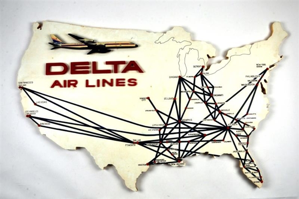 DELTA AIRLINES FIELD TICKET OFFICE AIRPORT MAP.   
