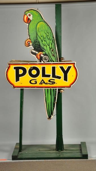 POLLY GAS SIGN.                                   