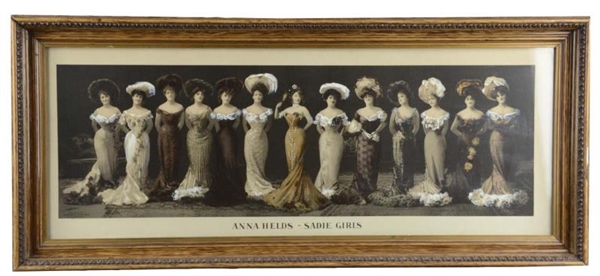 ANNA HELDS SADIE GIRLS PROMOTIONAL LITHOGRAPH    