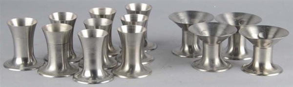 LOT OF 13: ALUMINUM LILY CUP MIXRITE HOLDERS      