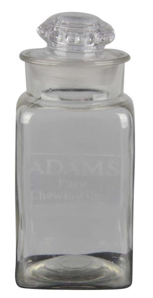 ADAMS CHEWING GUM COUNTERTOP DISPLAY JAR          