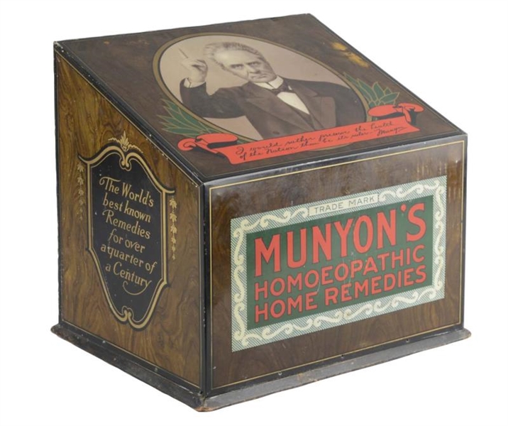 MUNYONS HOMEOPATHIC HOME REMEDIES COUNTER DISPLAY