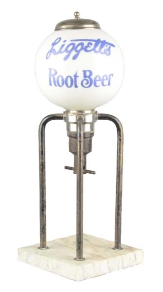 LIGGETTS ROOT BEER COUNTERTOP SYRUP DISPENSER    