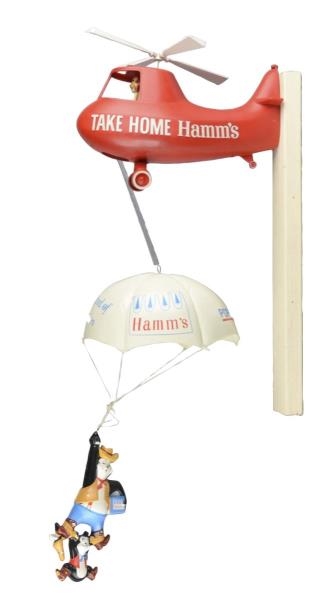 TAKE HOME HAMMS BEER HELICOPTER DISPLAY          