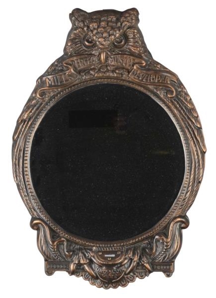 MILLS OWL LIFT MARQUEE CASTING MIRROR DISPLAY     