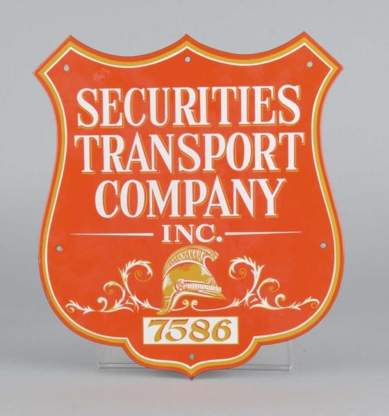 SECURITIES TRANSPORT COMPANY SIGN                 