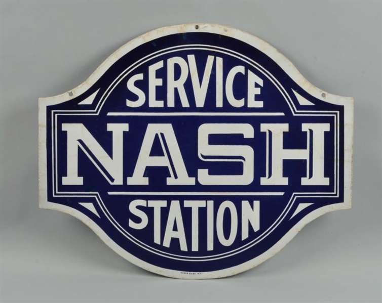 NASH SERVICE STATION SIGN.                        