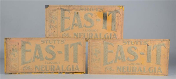 LOT OF 3: STUTTS EAS-IT MEDICAL ADVERTISING SIGNS 