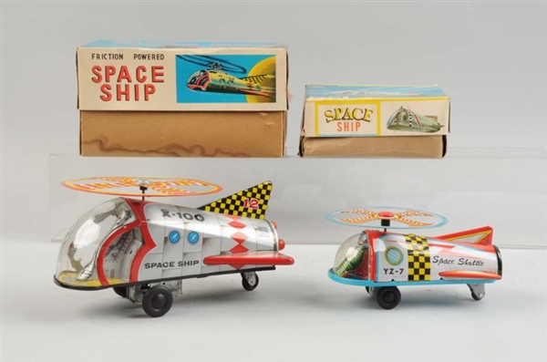 LOT OF 2: JAPANESE SPACE SHIPS IN BOXES.          
