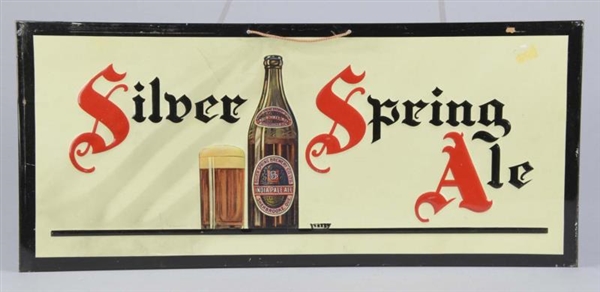 SILVER SPRING INDIA PALE ALE TIN LITHO SIGN       