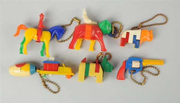 LOT OF 6: KEYCHAIN PUZZLES.                       