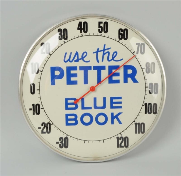 PETTER BLUE BOOK DIAL THERMOMETER.                