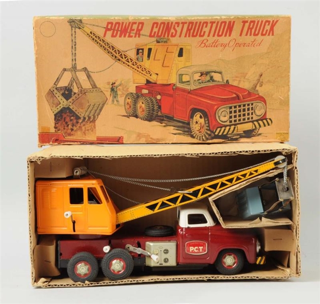 JAPANESE BATTERY OP CONSTRUCTION TRUCK IN BOX.    