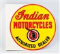 INDIAN MOTOR CYCLE FLANGE SIGN.                   