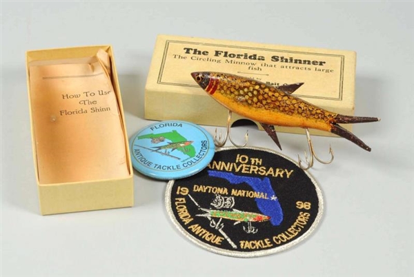 FLORIDA SHINNER BAIT CO, BAIT, BOX AND PAPER.     