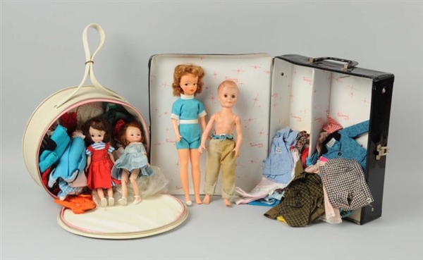 LOT OF DOLLS WITH ORIGINAL BOXES.                 