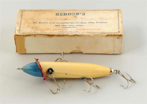 HEDDON 200 SURFACE IN EARLY PASTEBOARD BOX.       