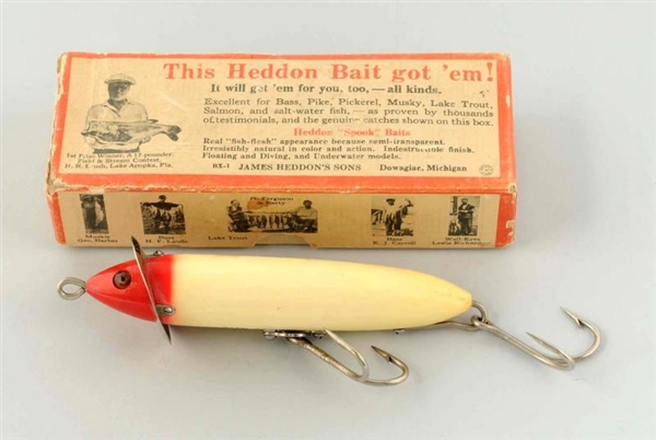 HEDDON 200 SURFACE WITH SPECIAL BOX.              