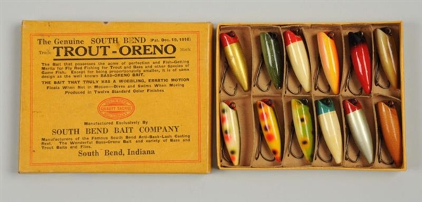 EARLY SOUTH BEND TROUT ORENO ASSORTMENT.          