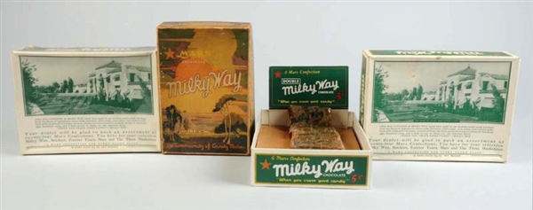 LOT OF 3: MILKY WAY CANDY BOXES.                  
