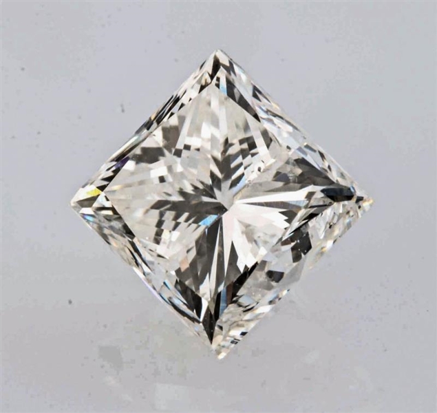 GIA 1.30 CARAT, SQUARE MODIFIED BRILLIANT DIAMOND 