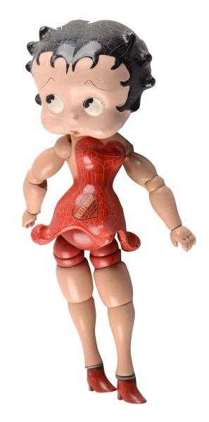 BETTY BOOP WOODEN JOINTED DOLL                    