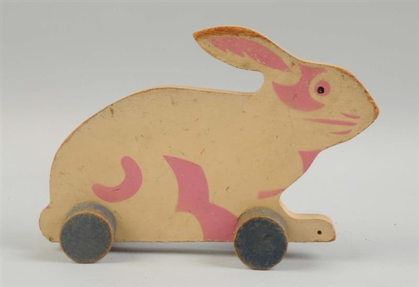 FISHER PRICE WOODEN EASTER BUNNY.                 