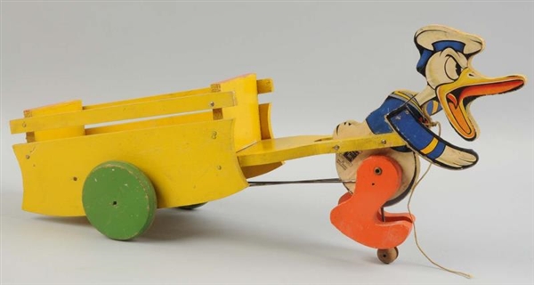 FISHER PRICE TROTTING DONALD DUCK TOY.            