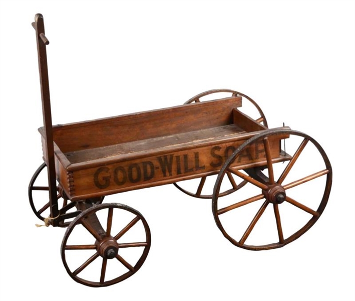 GOOD WILL SOAP CHILDS WOODEN WAGON               
