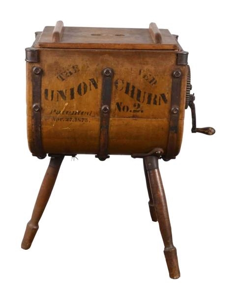 IMPROVED UNION NO. 2 BUTTER CHURN                 