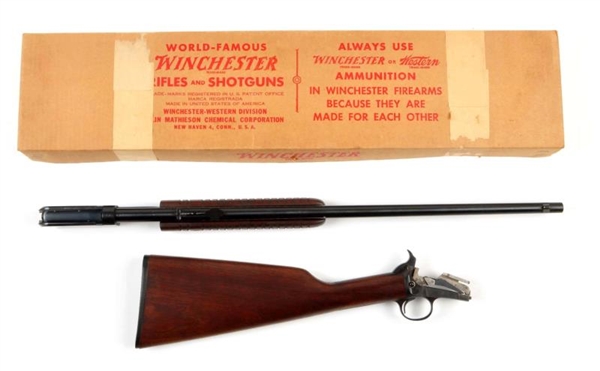 (C) BOXED WINCHESTER MODEL 62-A GALLERY PUMP RIFLE