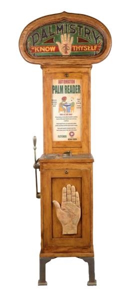 1¢ MIKE MUNVES MFG. CORP. AUTOMATON PALM READER   